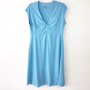 Patagonia Seabrook Bandha Dress Large Blue A1115